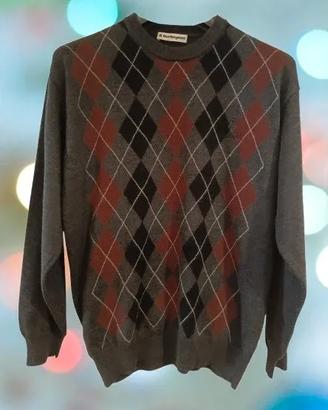 Pullover da uomo in lana a rombi - Burlington