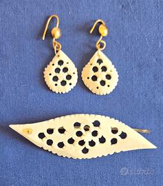 Orecchini e Spilla Vintage