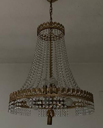 Lampadario a sospensione vintage Swarovski