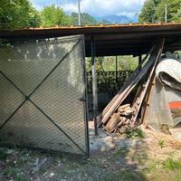 TETTOIA 6x3,65 ferro e pannelli