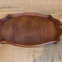 Vassoio in legno stile veneziano vintage