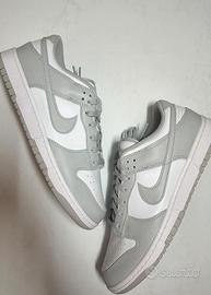 Nike Dunk Low Grigio e Bianco 43 Nuove Originali
