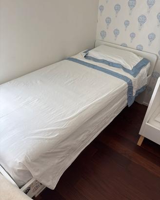 Letto singolo 90x200 + materasso