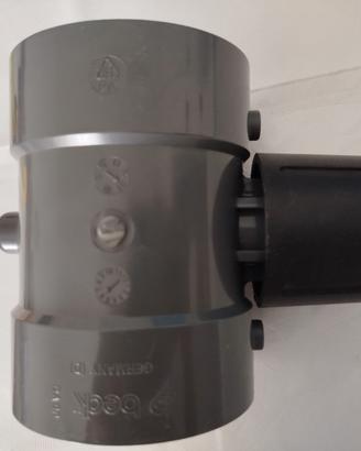 deviatore di flusso grondaia con valvola farfalla