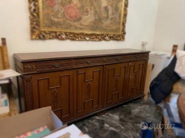 mobile soggiorno stile classico in legno