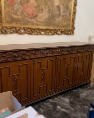 mobile soggiorno stile classico in legno
