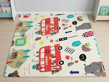 Tappeto gioco bimbi pieghevole XPE tema Londra 