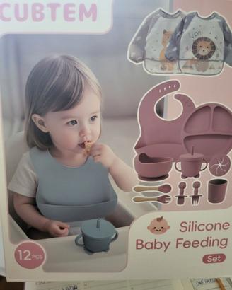 Set pappa in silicone nuovo mai usato