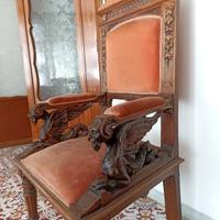 Poltrona grifoni / draghi alati