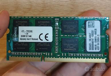 RAM 8GB DDR3 1600MHz SODIMM Kingston KTL-TP3C