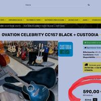 Ovation CS 157 *Abete MASSELLO*action bassa*amplif