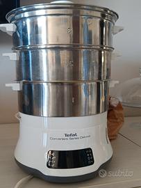 Vaporiera tefal in acciaio