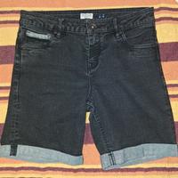 pantaloncini jeans neri