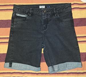 pantaloncini jeans neri