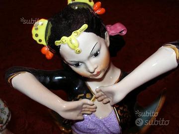 Coppia Ceramiche Giovanni Girardi ex Lenci