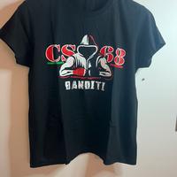 Maglietta nera con stampa CS 68 Banditi