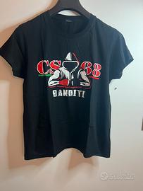 Maglietta nera con stampa CS 68 Banditi
