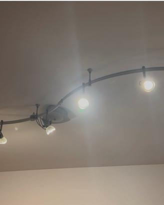 Lampadario a 6 faretti