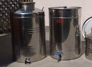 Serbatoio olio inox 100 litri