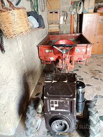 Motozappa con carrello