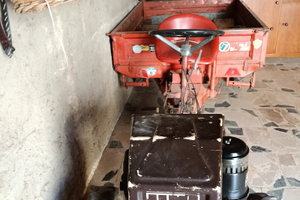 Motozappa con carrello