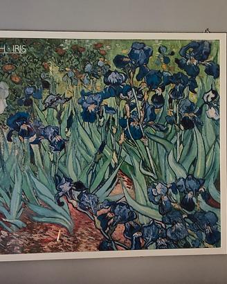 Iris Van Gogh 130x102cm   poster con cornice 