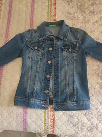 giubbotto jeans bambina 7/8 anni