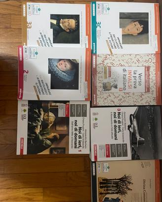 Libri scolastici superiori liceo, italiano/storia