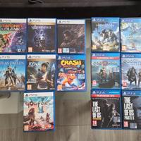 Lotto di vari giochi  per playstation 4 e ps5