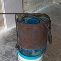 pompa a spalla irroratrice in rame