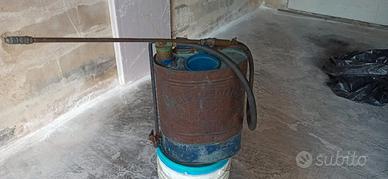 pompa a spalla irroratrice in rame