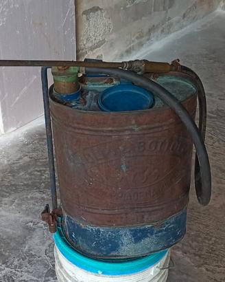 pompa a spalla irroratrice in rame