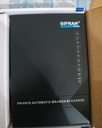 centralino telefonico gifran 3 linee 8 uscite 