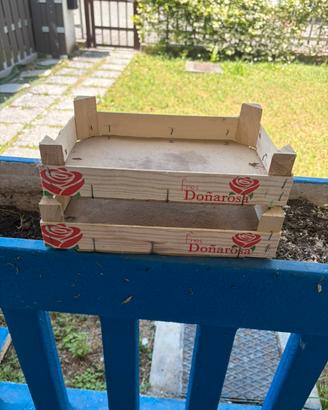 Cassette in legno piccole multifunzione
