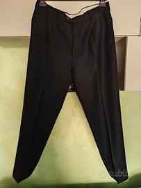 Pantalone Blu Navy 100% Lana Vergine