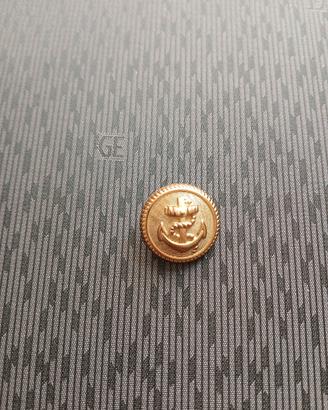 Bottone Militare Marina Reale Dorato - ANCORA e CO
