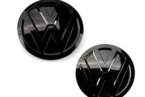 Coppia Stemma Logo Emblema VW Golf Polo