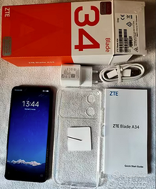 ZTE BLADE A34 con cover