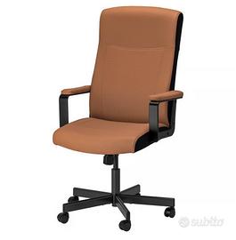 Sedia girevole Ikea Millberget color marrone