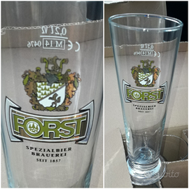 Bicchieri Birra Forst 0.2L nuovi originali