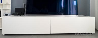 Madia colore bianco laccato opaco