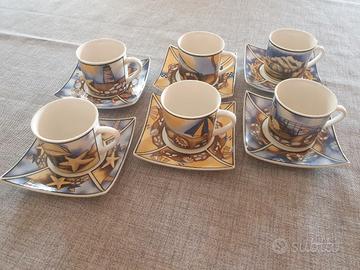 Set 6 tazzine caffè