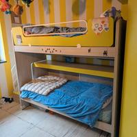 Letto a castello scorrevole