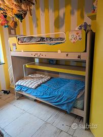 Letto a castello scorrevole