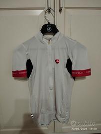 maglia ciclismo Castelli rosso corsa 