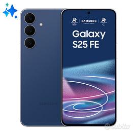 Samsung S25 Fe 256 Blue Navy nuovo Italia no brand