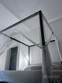 letto a baldacchino Zanotta mille e una notte