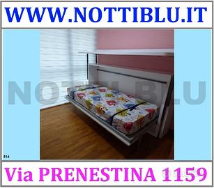 Letto a Scomparsa 1p con scrivania abbattibile