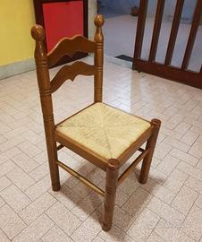 Sedia legno kit 6 sedie legno