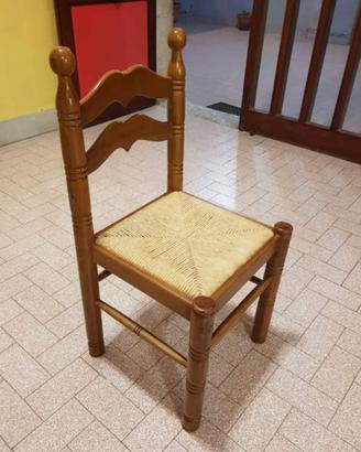 Sedia legno kit 6 sedie legno